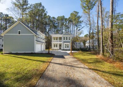 Front exterior of 1167 Guerins Bridge Lane in Awendaw, SC, built by Grantham Homes