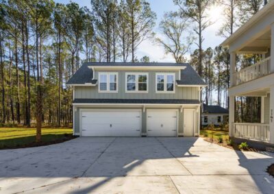 Front exterior of 1167 Guerins Bridge Lane in Awendaw, SC, built by Grantham Homes