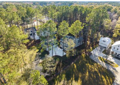 Aerial photo of 1167 Guerins Bridge Lane in Awendaw, SC, built by Grantham Homes