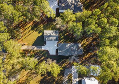 Aerial photo of 1167 Guerins Bridge Lane in Awendaw, SC, built by Grantham Homes