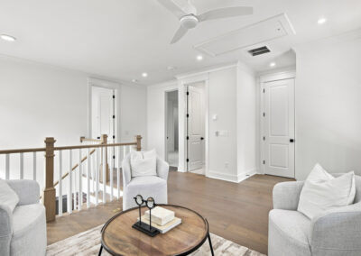 Interior second story hallway of 1167 Guerins Bridge in Awendaw, SC by Grantham Homes