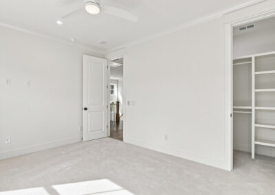Interior second story bedroom of 1167 Guerins Bridge in Awendaw, SC by Grantham Homes