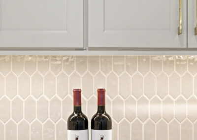 Closeup detail of kitchen tile at 1167 Guerins Bridge in Awendaw, SC by Grantham Homes
