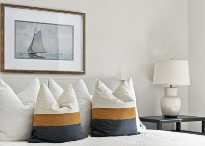 Closeup detail of primary bedroom at 1167 Guerins Bridge in Awendaw, SC by Grantham Homes