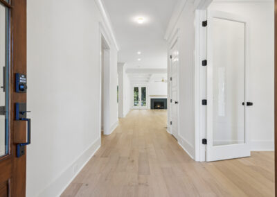 View through the front door of the interior of 1296 Venning Road in Mount Pleasant, SC