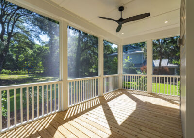 View from the back porch of 1296 Venning Road in Mount Pleasant, SC