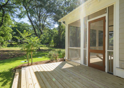 View from the back porch of 1296 Venning Road in Mount Pleasant, SC