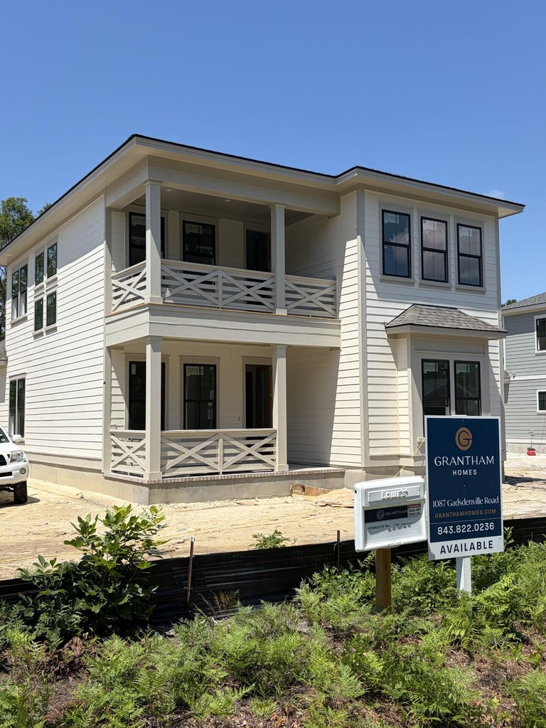 The front exterior of 1087 Gadsdenville Rd in Awendaw, SC under construction