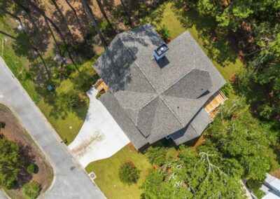 Aerial of 2862 Maritime Forest Drive located within Kiawah River Estates on Johns Island, SC