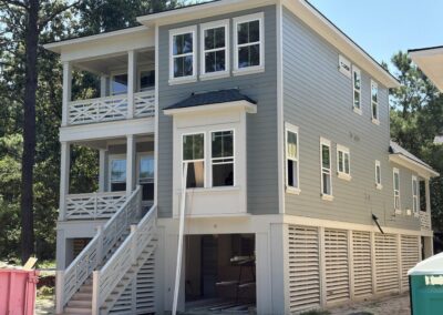 Front exterior of 3725 Zacoma Drive in Mount Pleasant under construction