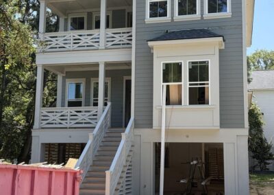 Front exterior of 3725 Zacoma Drive in Mount Pleasant under construction