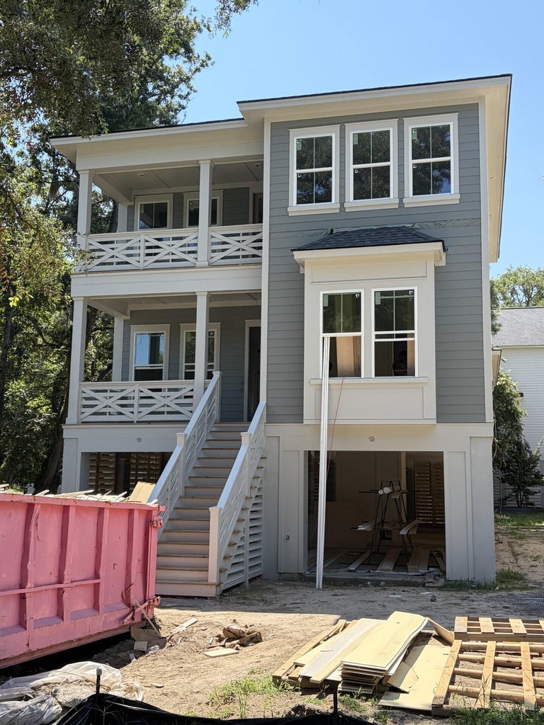 Front exterior of 3725 Zacoma Drive in Mount Pleasant under construction
