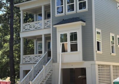 Front exterior of 3725 Zacoma Drive in Mount Pleasant under construction